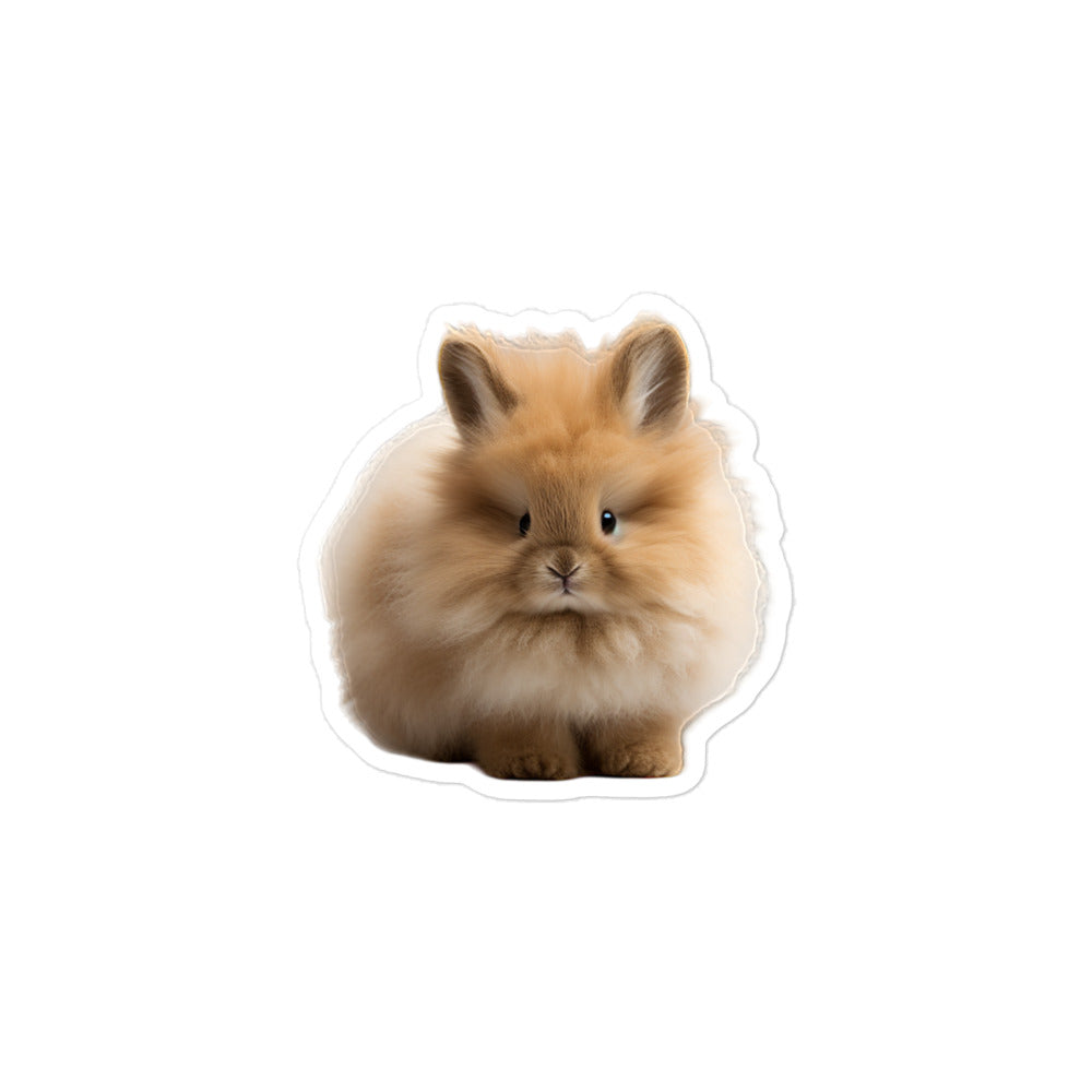 Jersey Wooly Bunny Sticker - Stickerfy.ai