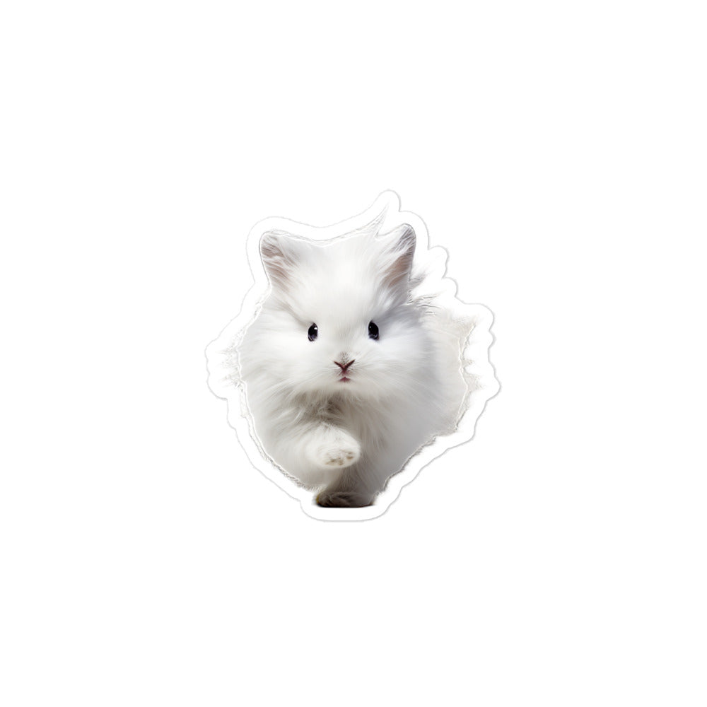 Jersey Wooly Bunny Sticker - Stickerfy.ai