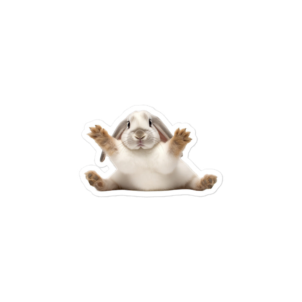 English Lop Bunny Sticker - Stickerfy.ai