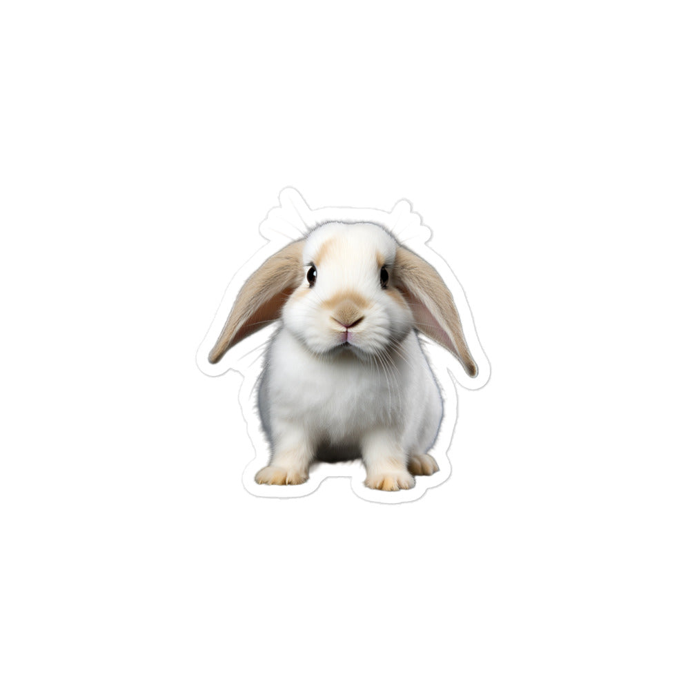 English Lop Bunny Sticker - Stickerfy.ai