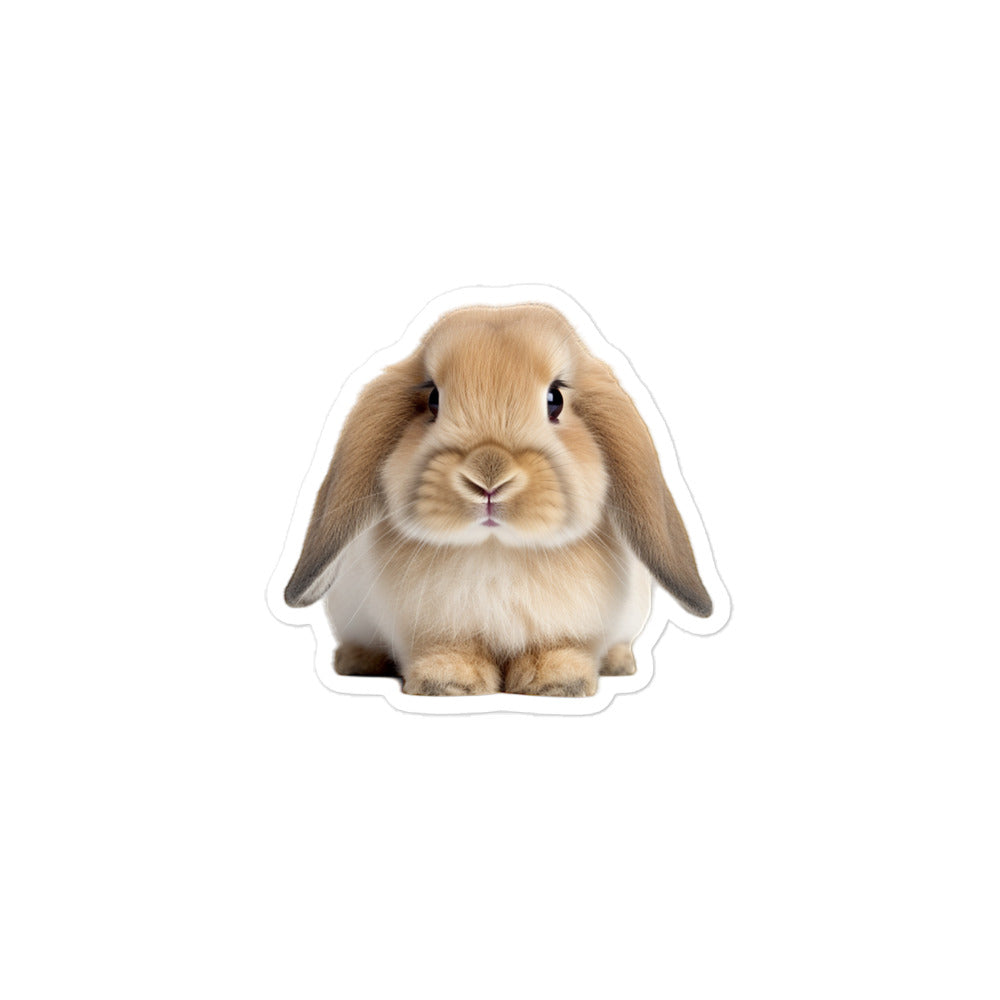 English Lop Bunny Sticker - Stickerfy.ai