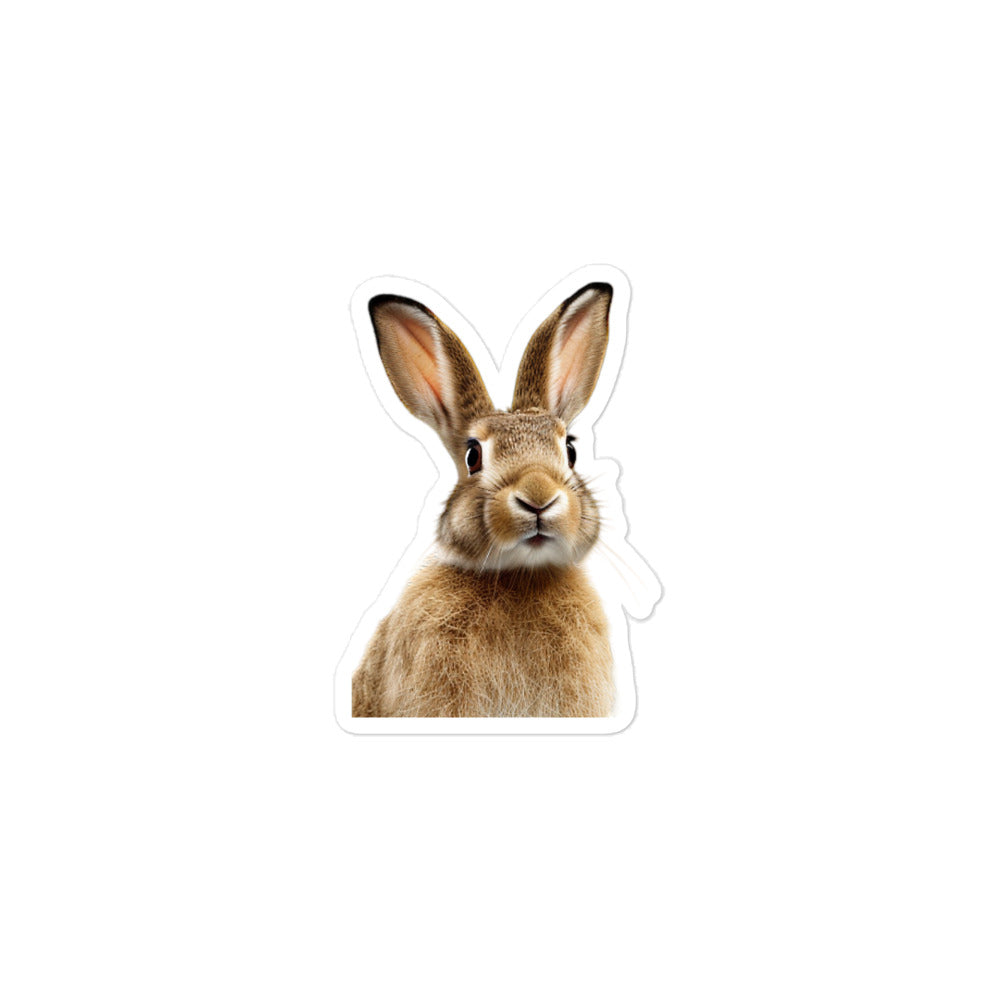 Belgian Hare Bunny Sticker - Stickerfy.ai