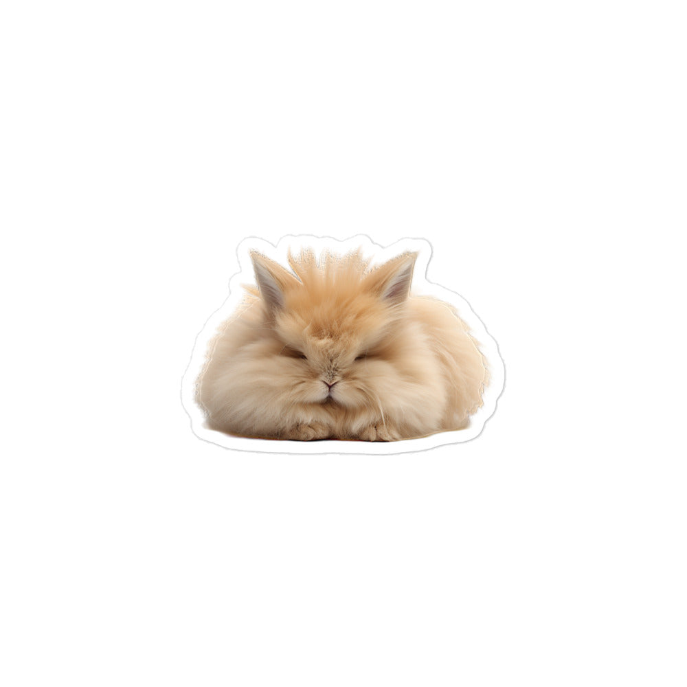 Lionhead Bunny Sticker - Stickerfy.ai