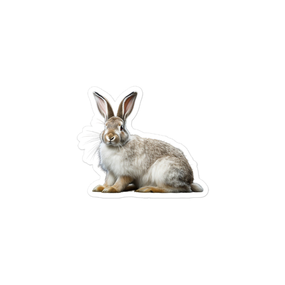 Flemish Giant Bunny Sticker - Stickerfy.ai