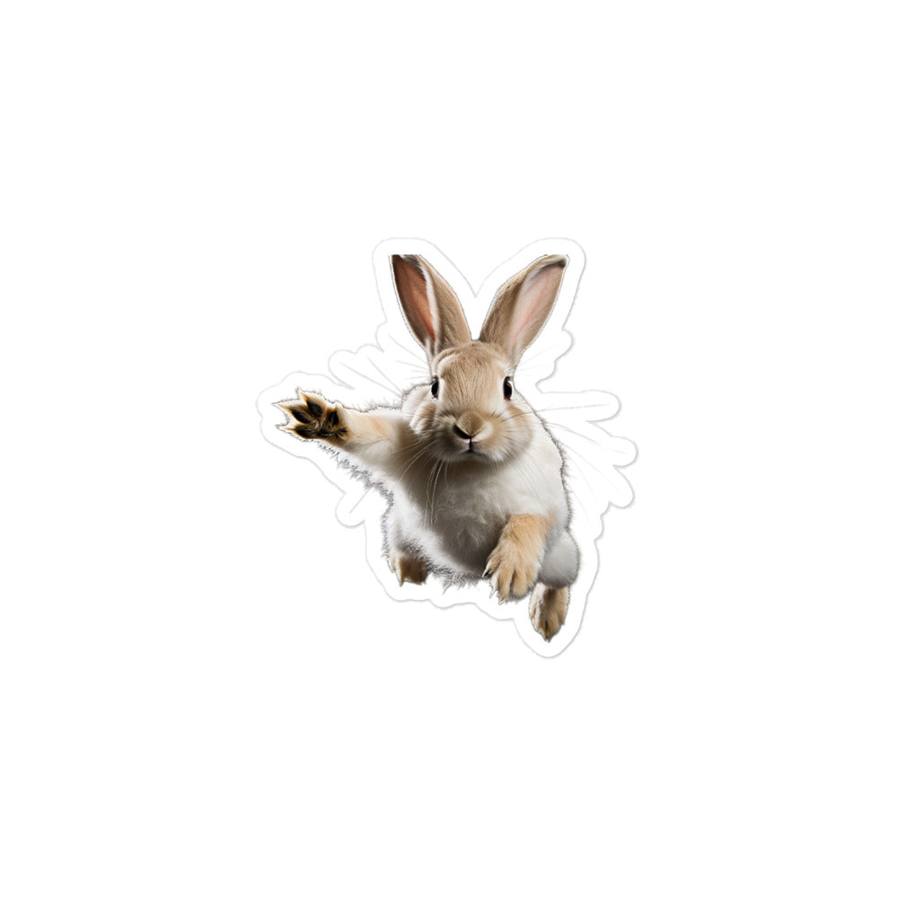 Flemish Giant Bunny Sticker - Stickerfy.ai
