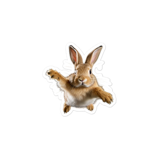 Flemish Giant Bunny Sticker - Stickerfy.ai