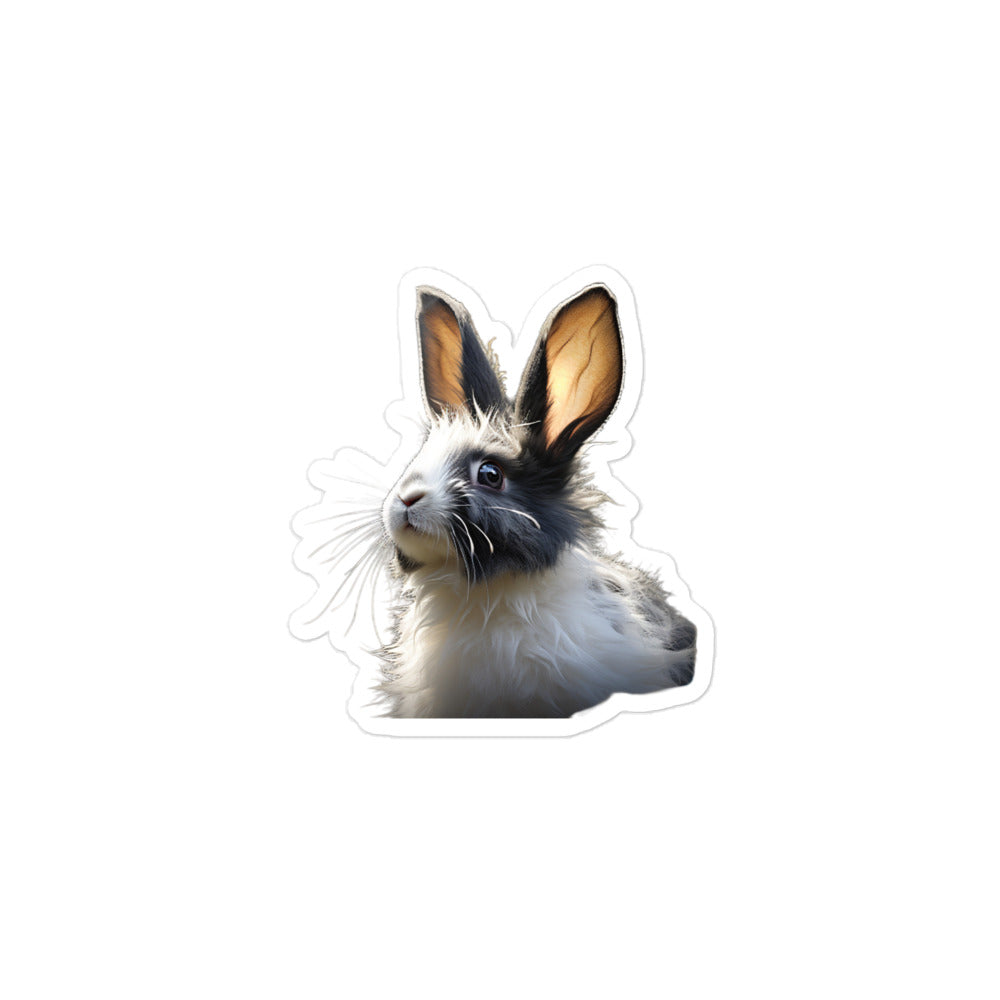 Harlequin Bunny Sticker - Stickerfy.ai