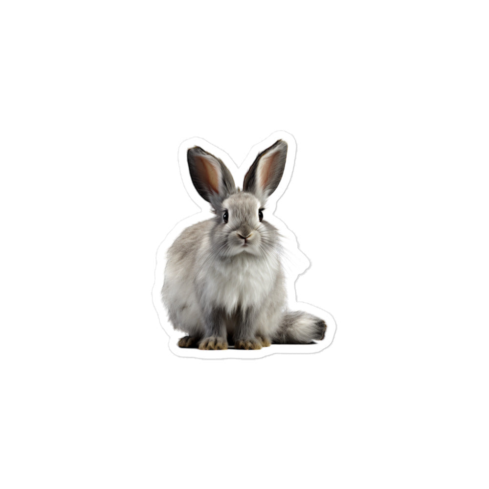 Silver Fox Bunny Sticker - Stickerfy.ai