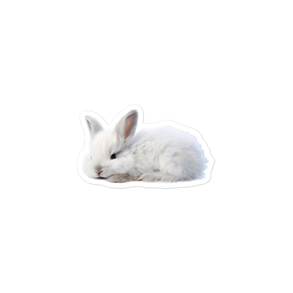 Mini Satin Bunny Sticker - Stickerfy.ai