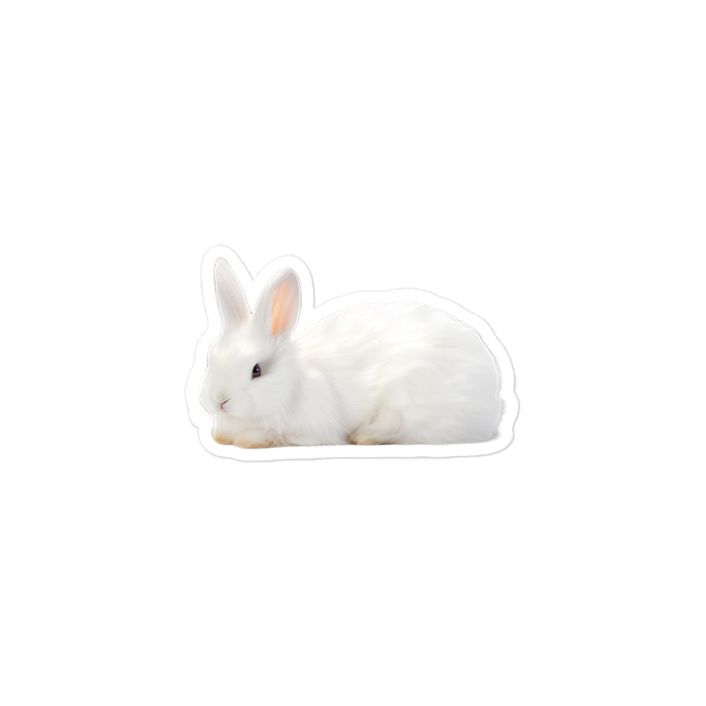 Mini Satin Bunny Sticker - Stickerfy.ai