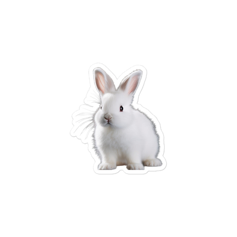Mini Satin Bunny Sticker - Stickerfy.ai