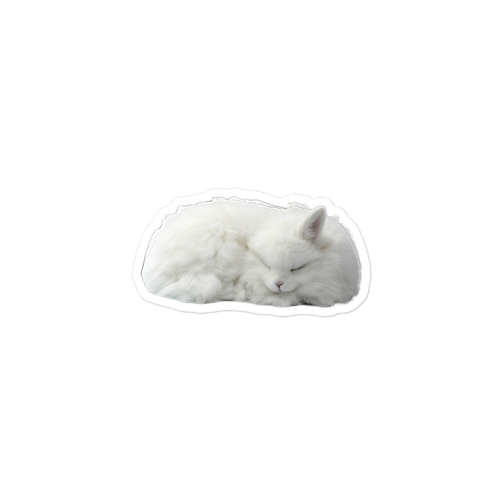 Jersey Wooly Bunny Sticker - Stickerfy.ai