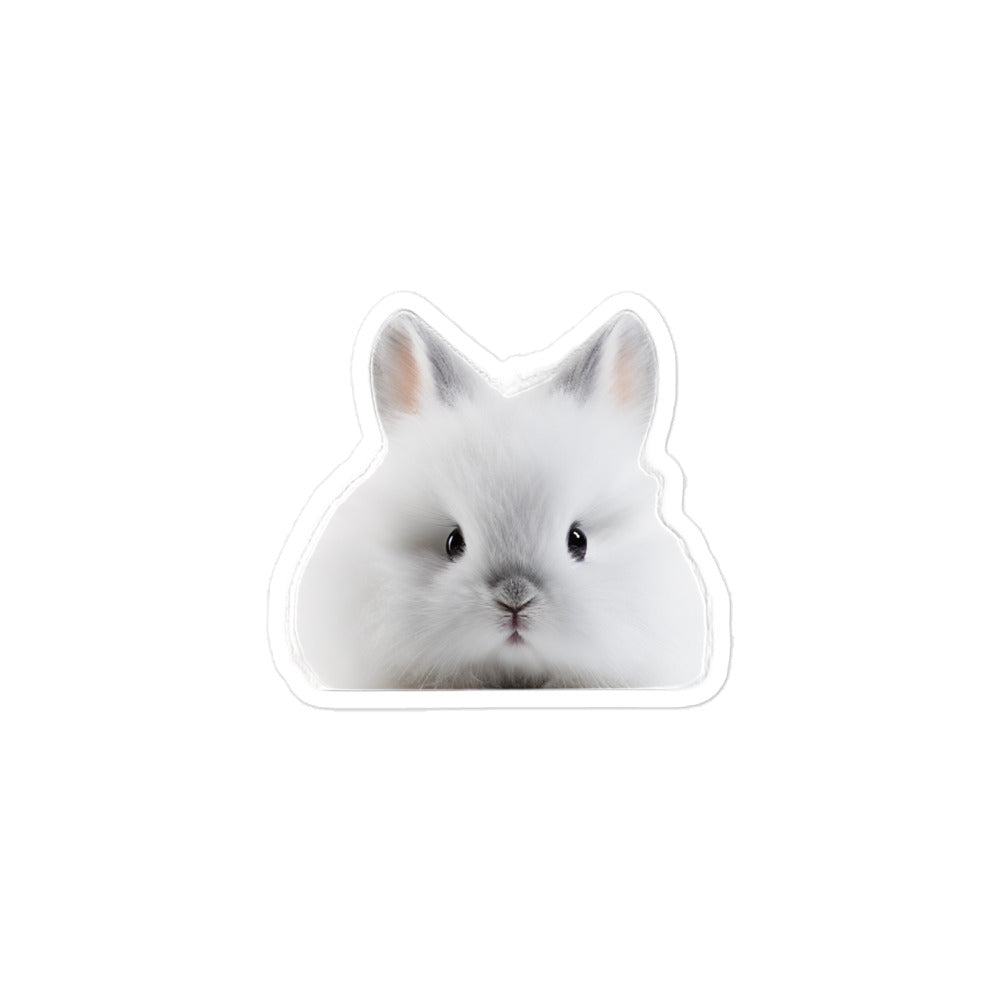 Jersey Wooly Bunny Sticker - Stickerfy.ai