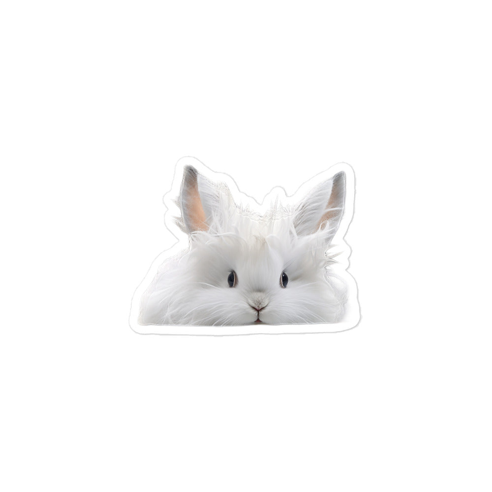 Jersey Wooly Bunny Sticker - Stickerfy.ai