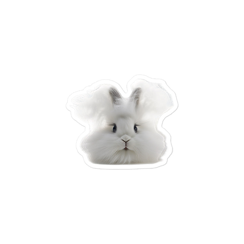 Jersey Wooly Bunny Sticker - Stickerfy.ai