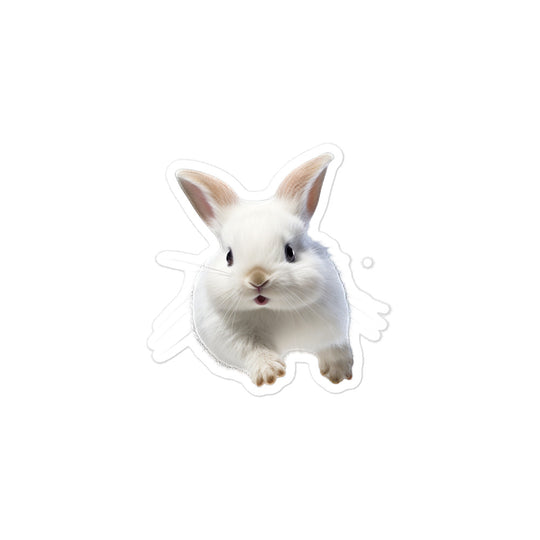 Dwarf Hotot Bunny Sticker - Stickerfy.ai