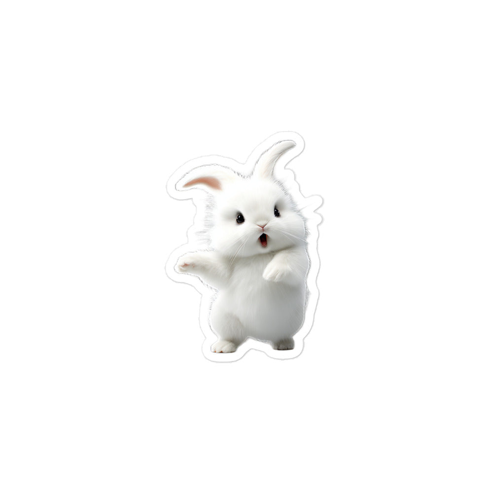 Dwarf Hotot Bunny Sticker - Stickerfy.ai