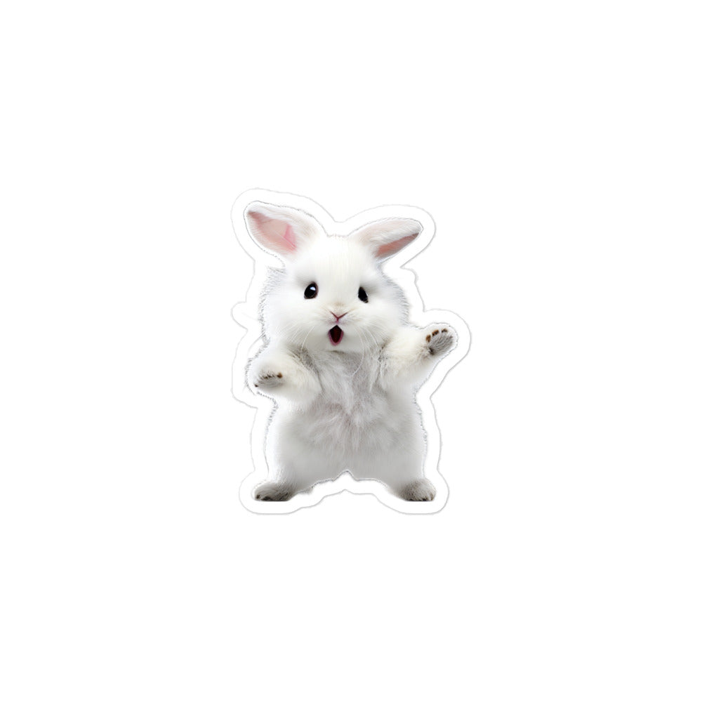 Dwarf Hotot Bunny Sticker - Stickerfy.ai