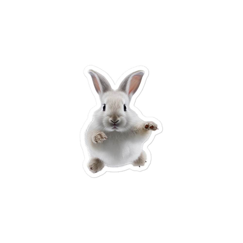 Britannia Petite Bunny Sticker - Stickerfy.ai