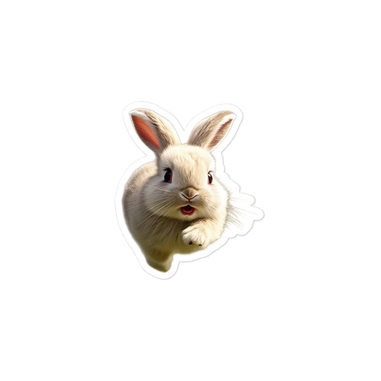 Britannia Petite Bunny Sticker - Stickerfy.ai