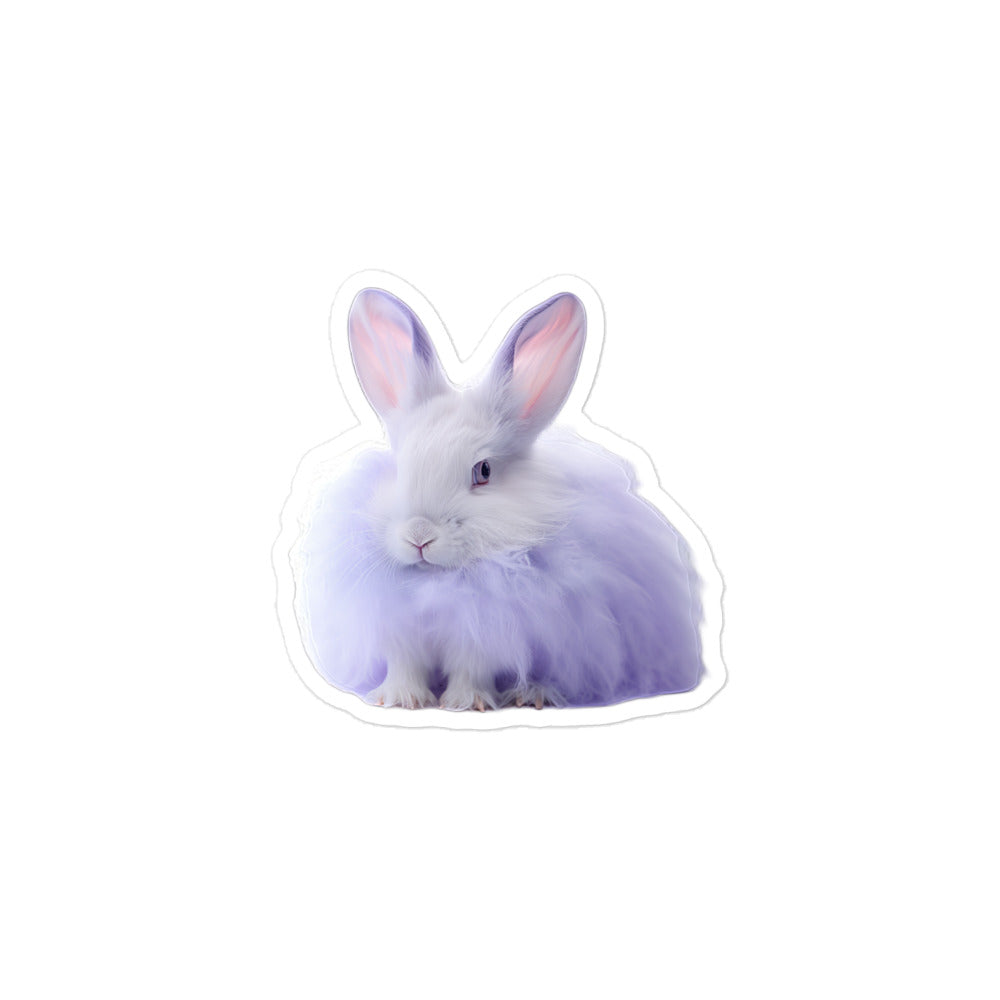 Lilac Bunny Sticker - Stickerfy.ai