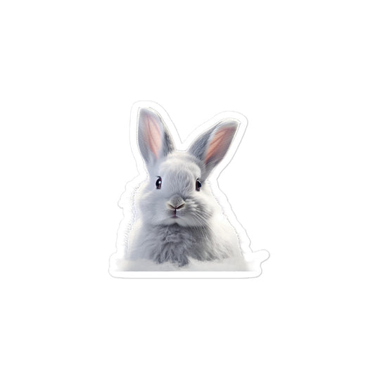 Lilac Bunny Sticker - Stickerfy.ai