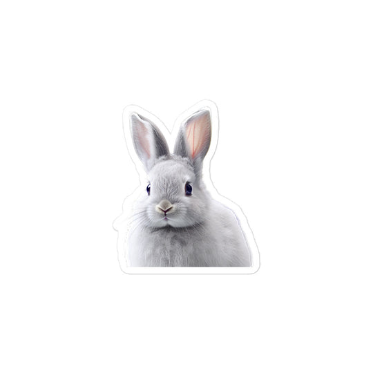 Lilac Bunny Sticker - Stickerfy.ai