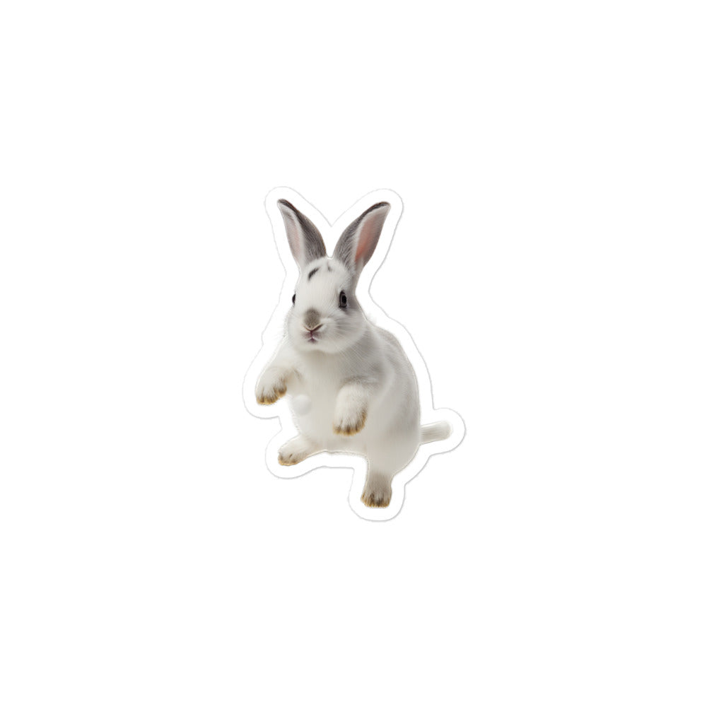 English Spot Bunny Sticker - Stickerfy.ai