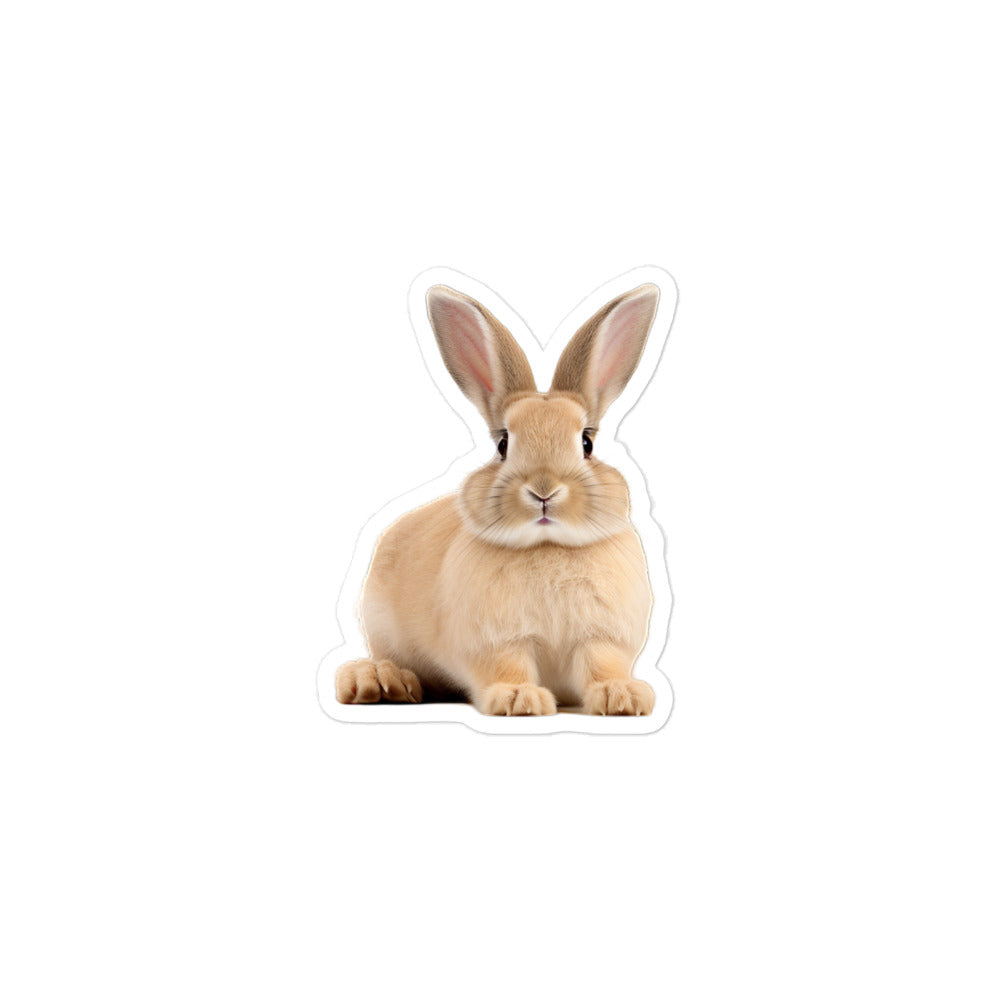 Tan Bunny Sticker - Stickerfy.ai