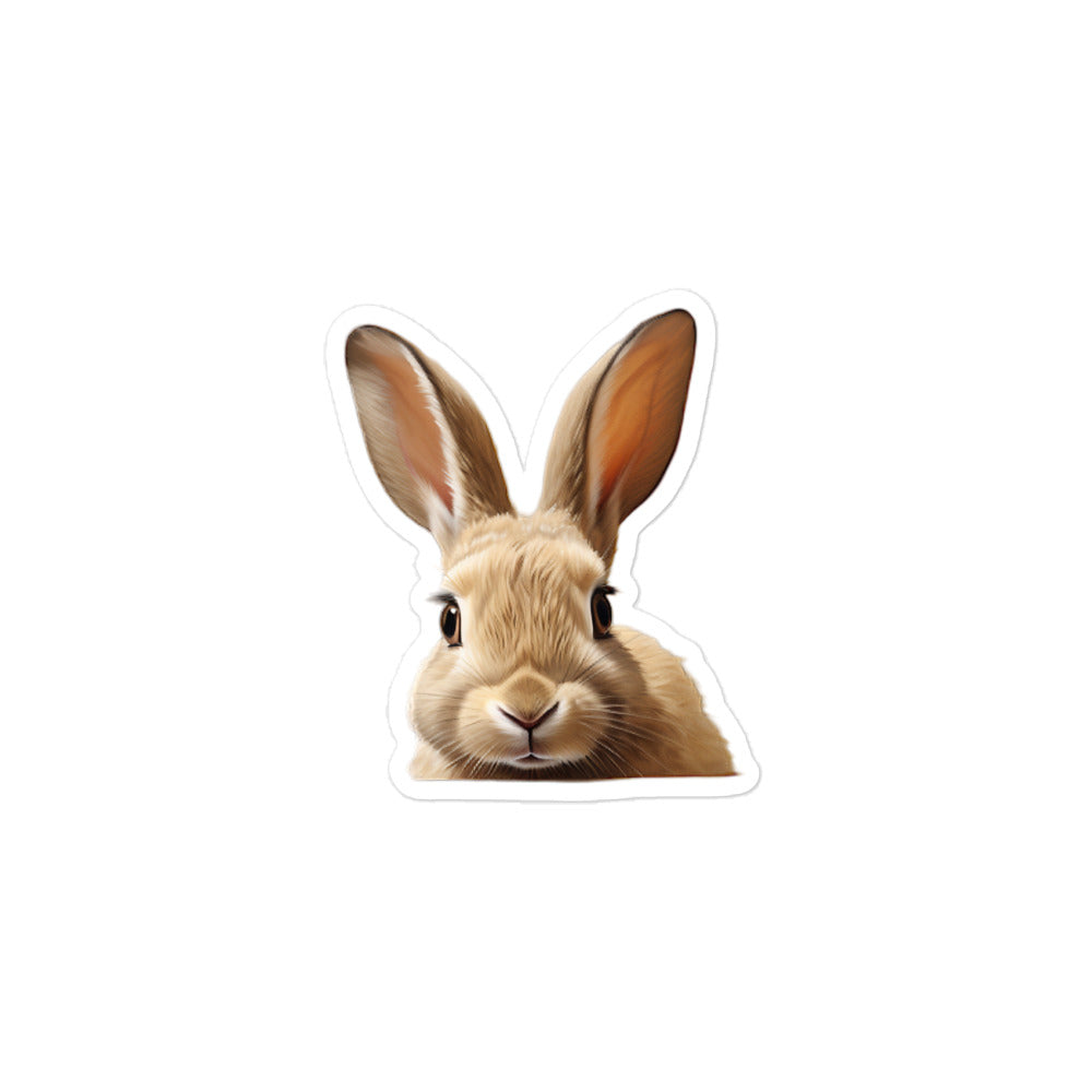 Tan Bunny Sticker - Stickerfy.ai