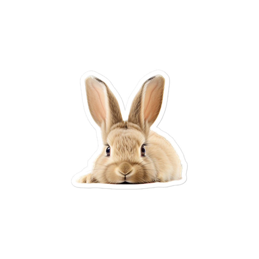 Tan Bunny Sticker - Stickerfy.ai