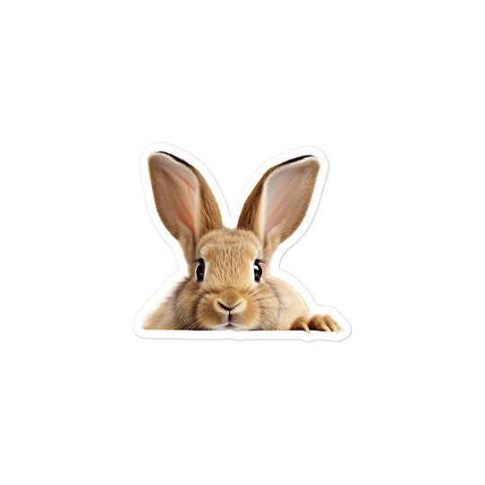 Tan Bunny Sticker - Stickerfy.ai