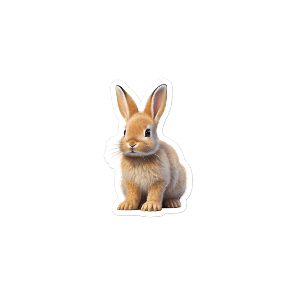 Rhinelander Bunny Sticker - Stickerfy.ai