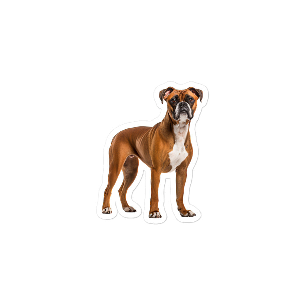 Boxer Sticker - Stickerfy.ai