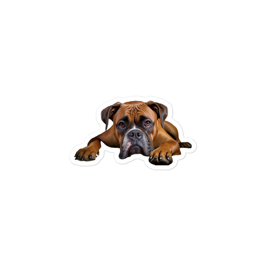 Boxer Sticker - Stickerfy.ai