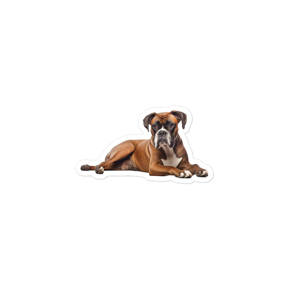 Boxer Sticker - Stickerfy.ai