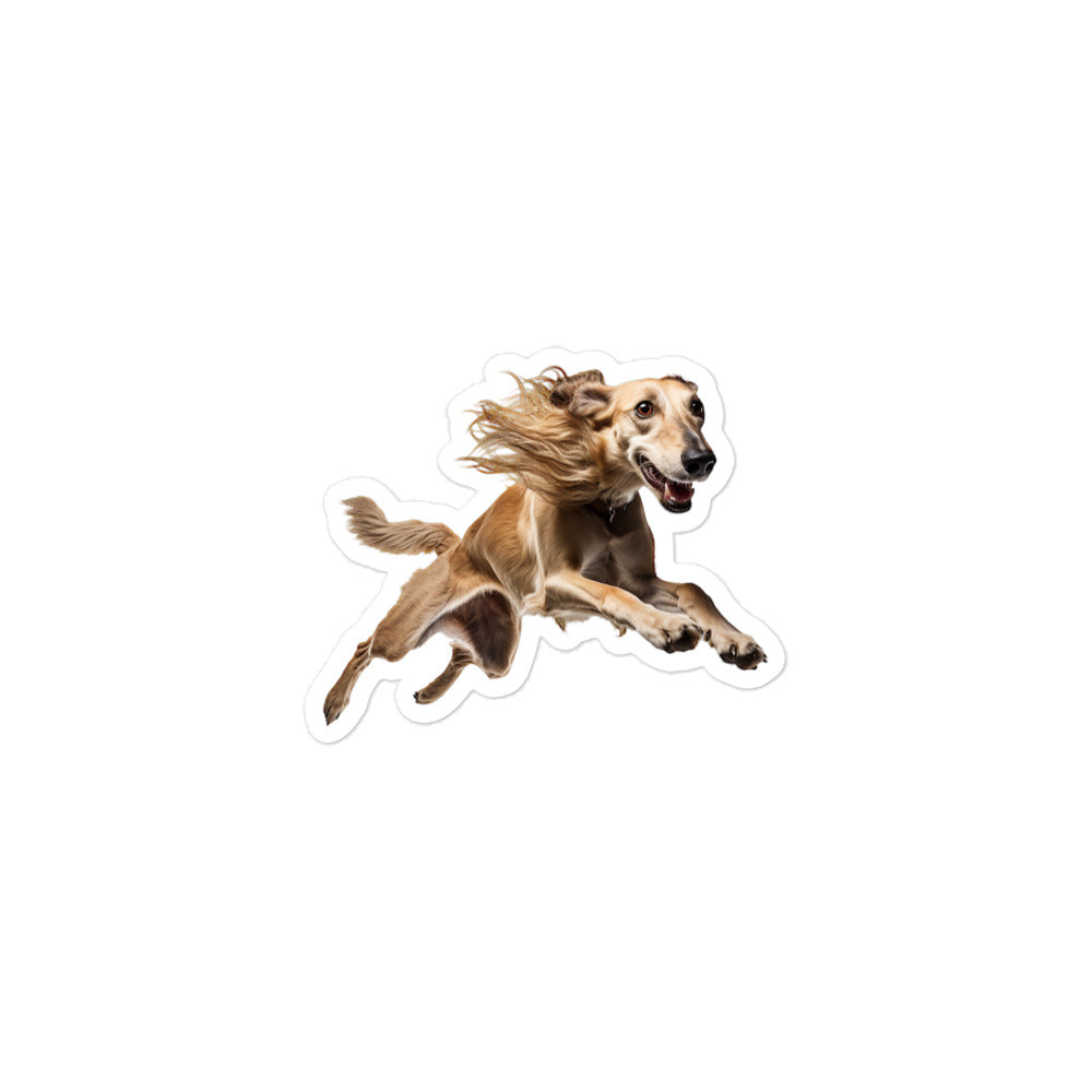 Saluki Sticker - Stickerfy.ai