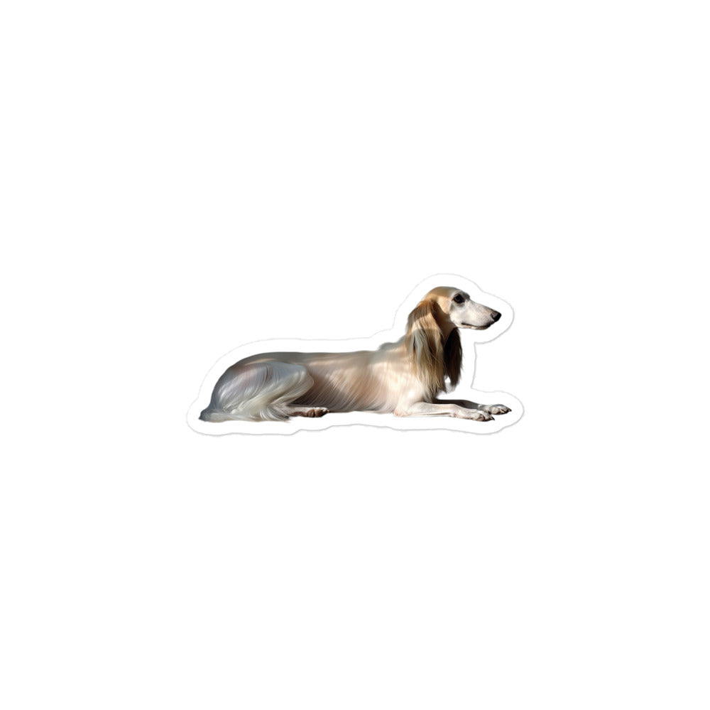 Saluki Sticker - Stickerfy.ai