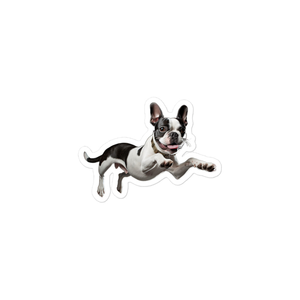 Boston Terrier Sticker - Stickerfy.ai