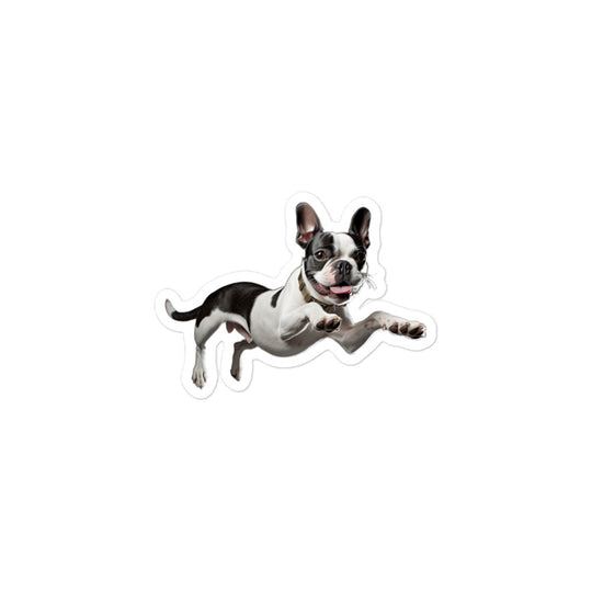 Boston Terrier Sticker - Stickerfy.ai