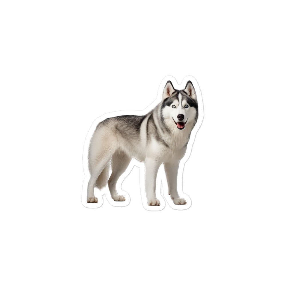 Siberian Husky Sticker - Stickerfy.ai