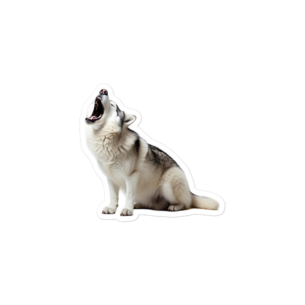 Siberian Husky Sticker - Stickerfy.ai