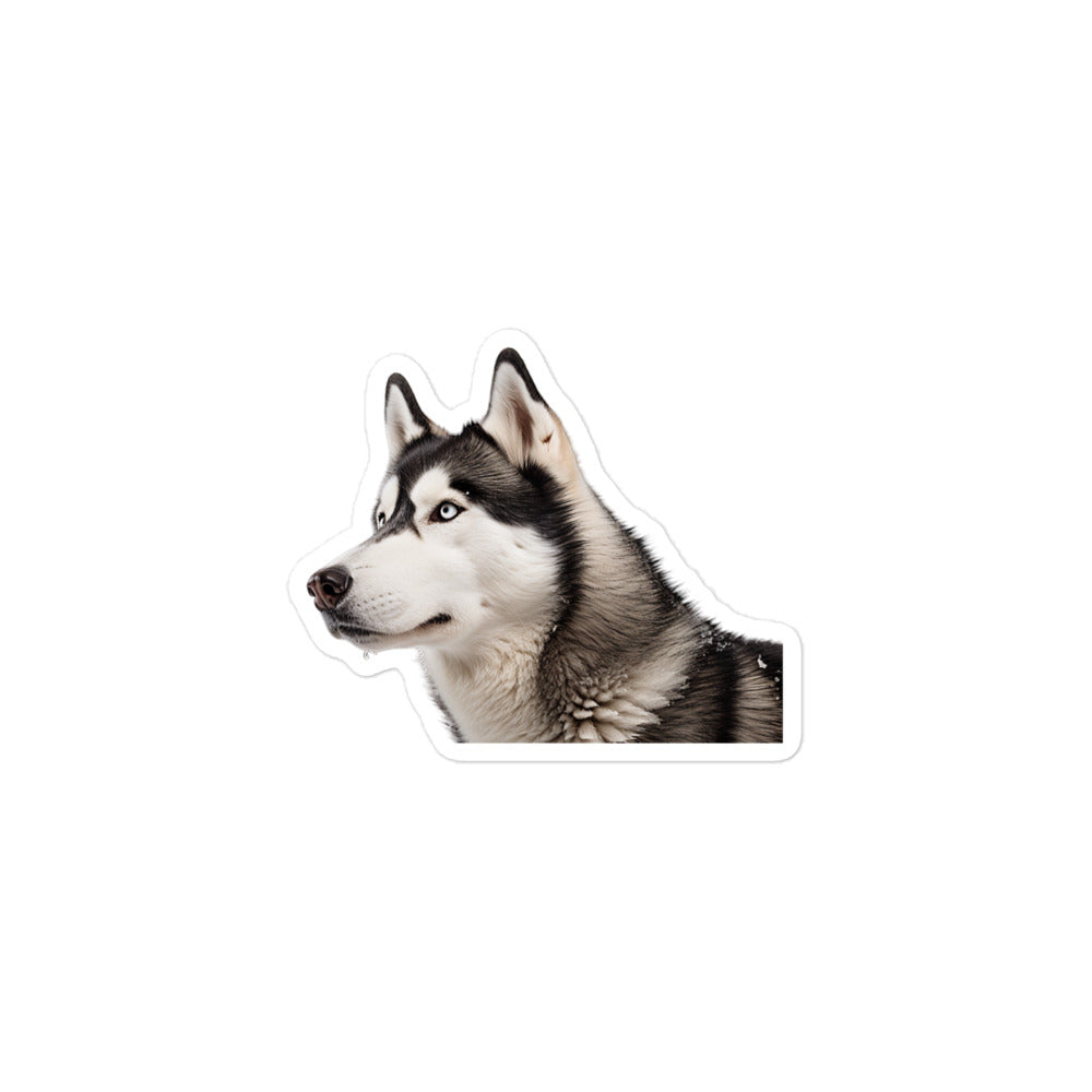 Siberian Husky Sticker - Stickerfy.ai