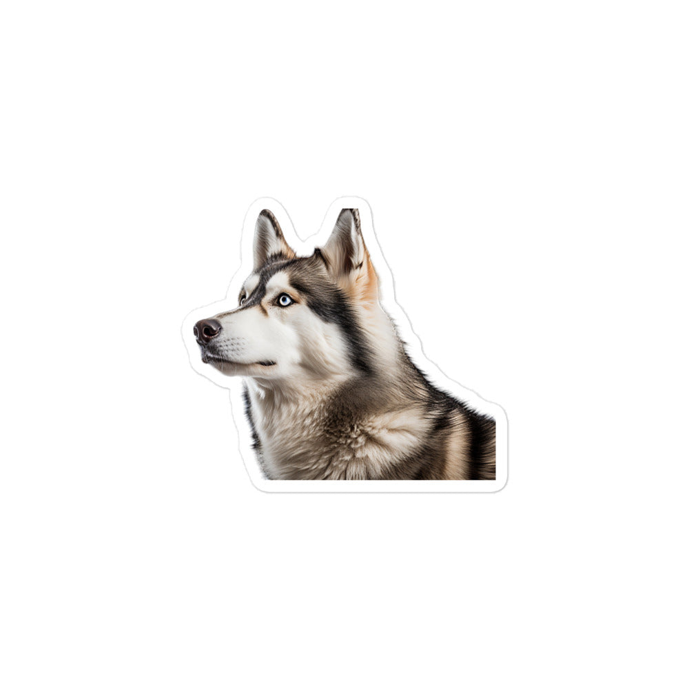 Siberian Husky Sticker - Stickerfy.ai