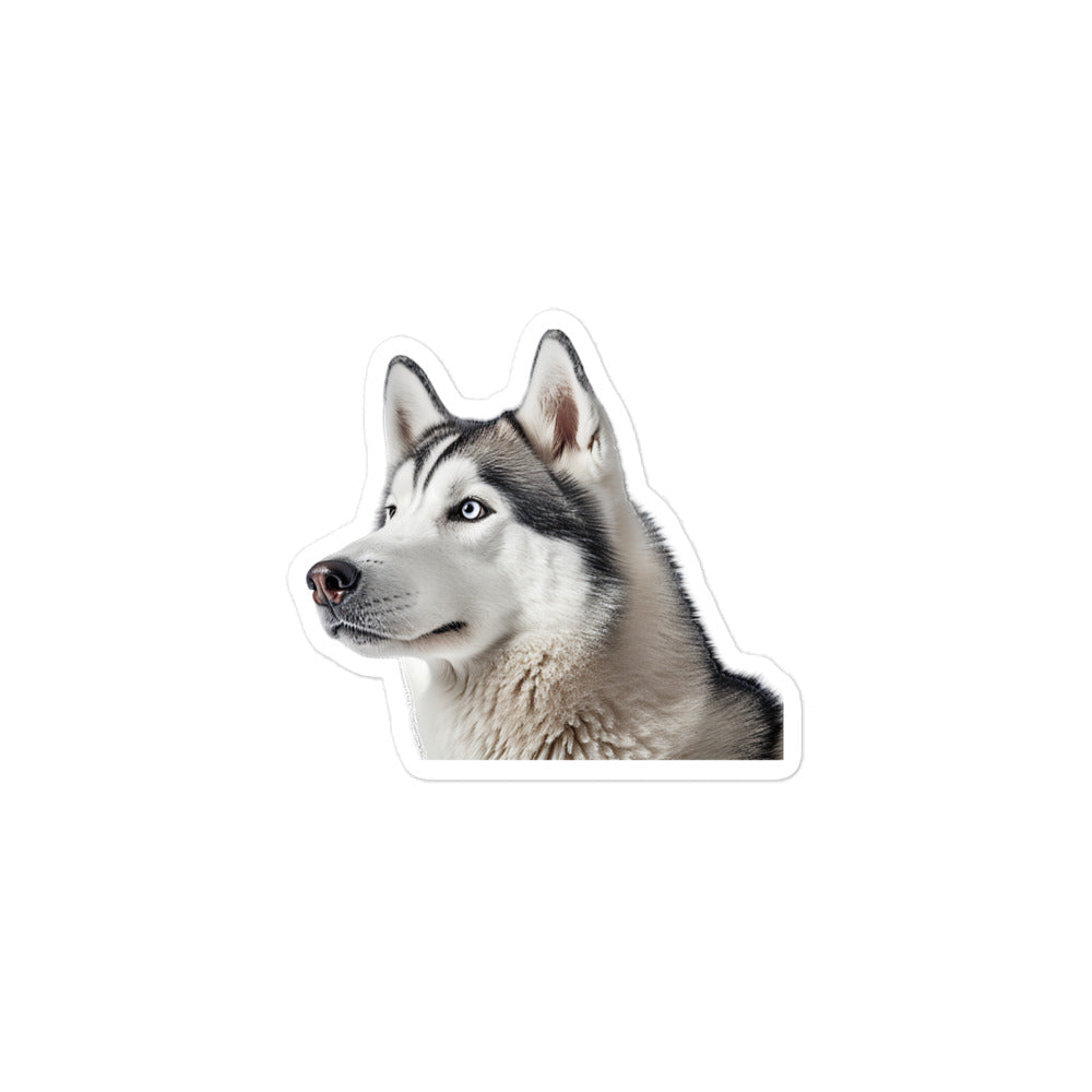 Siberian Husky Sticker - Stickerfy.ai