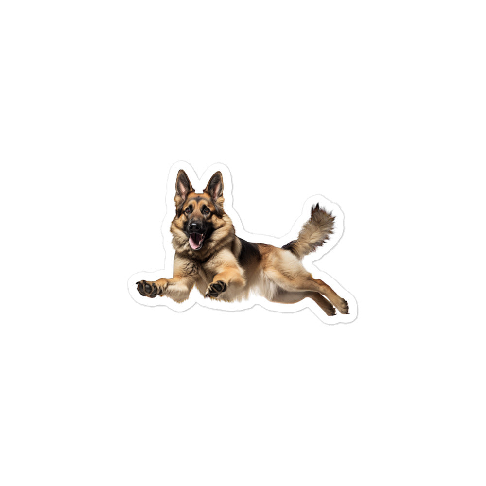 German Shepherd Sticker - Stickerfy.ai