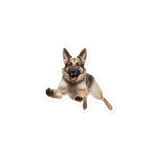 German Shepherd Sticker - Stickerfy.ai