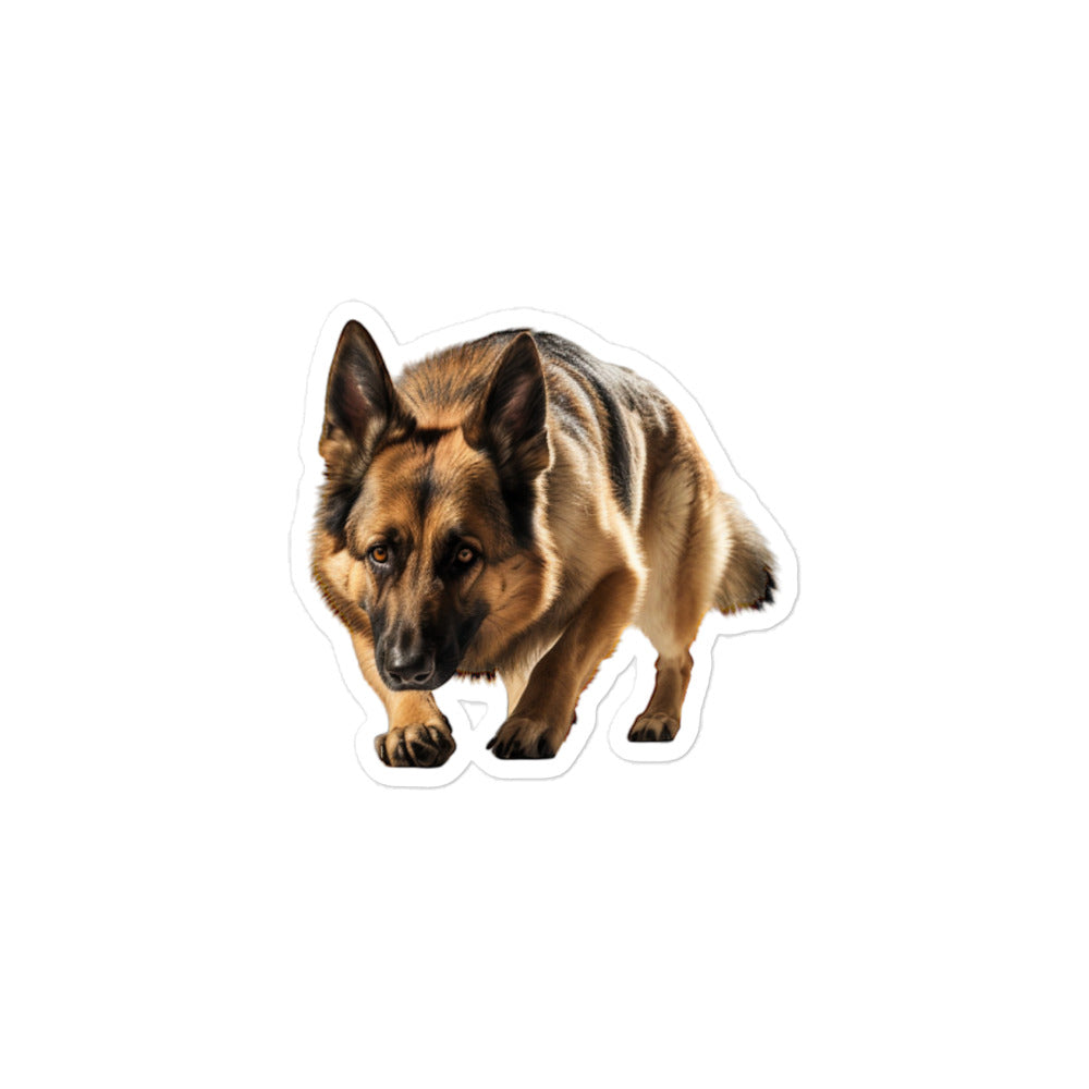 German Shepherd Sticker - Stickerfy.ai