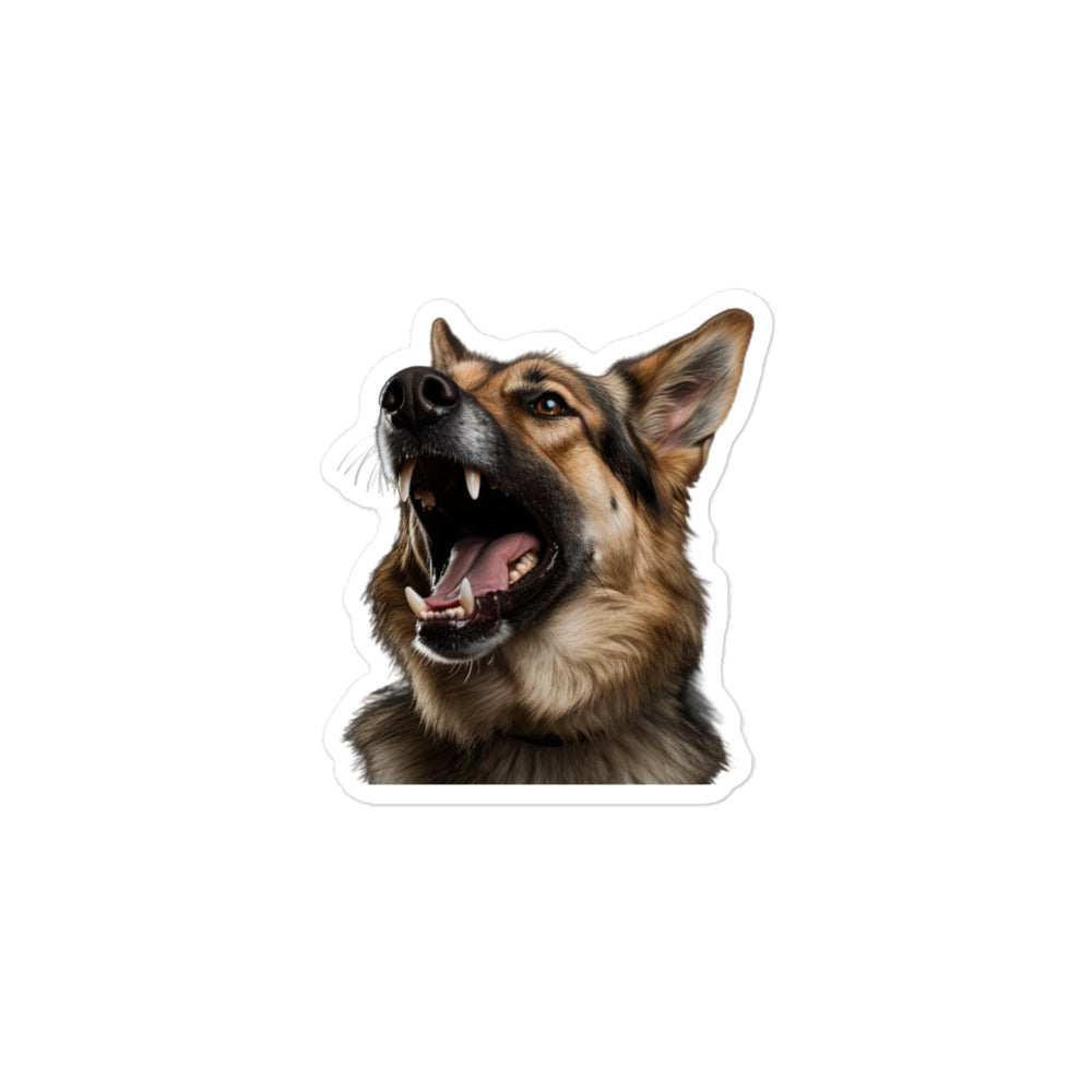 German Shepherd Sticker - Stickerfy.ai