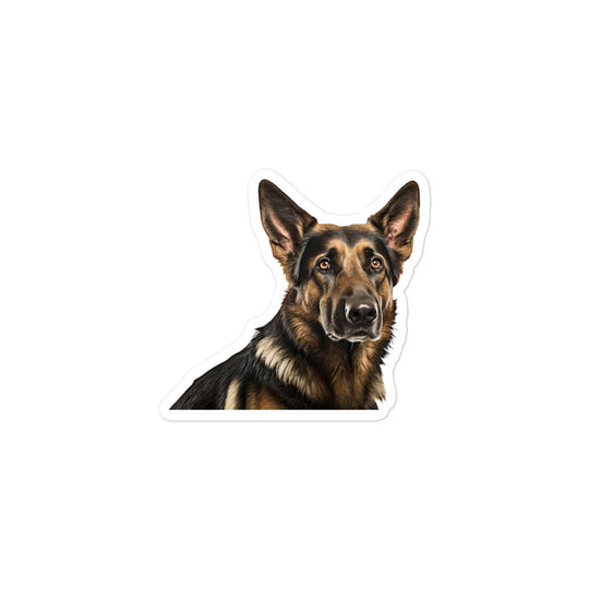 German Shepherd Sticker - Stickerfy.ai